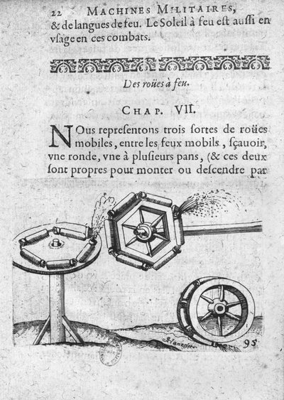 Wheels for fireworks, illustration from 